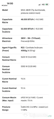 Midea aer condiționat industrial made in America