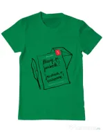 Tricou ADLER barbat Incearca o scrisoare Verde mediu