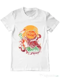 Tricou ADLER barbat Pumpkinhead Butcher Alb