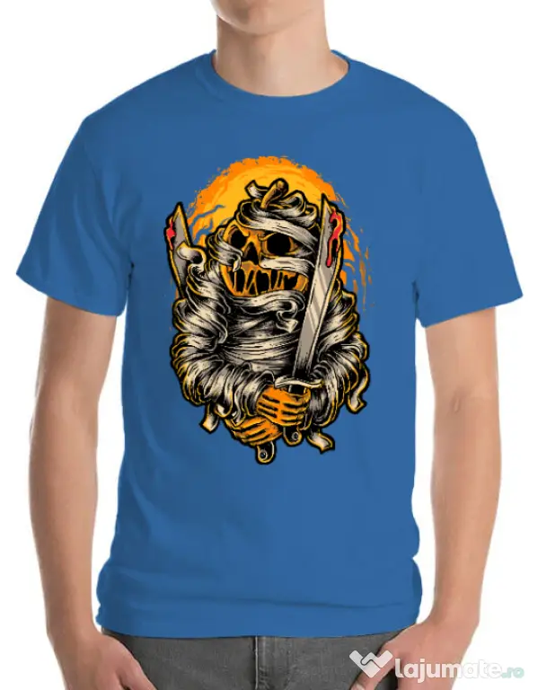 Tricou ADLER barbat Mumpkin Albastru azuriu