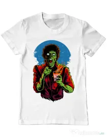 Tricou ADLER barbat I want you to dance Alb