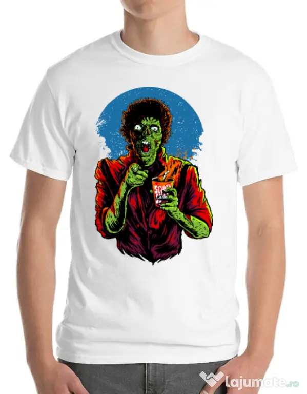 Tricou ADLER barbat I want you to dance Alb