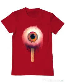 Tricou ADLER barbat Eyesicle Rosu