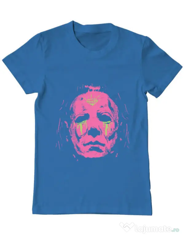Tricou ADLER barbat Come On Sweetie Pie Albastru azuriu