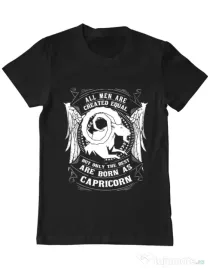 Tricou ADLER barbat The best men are born as Capricorn Negru