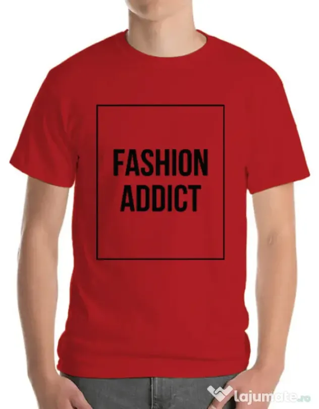 Tricou ADLER barbat Fashion addict Rosu