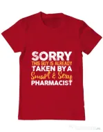 Tricou ADLER barbat This guy is taken Rosu