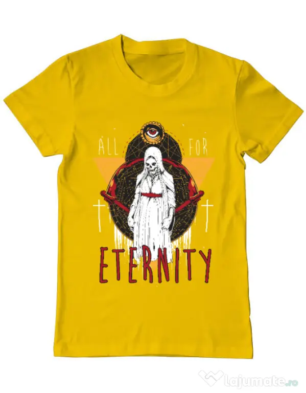 Tricou ADLER barbat All for eterniry Galben