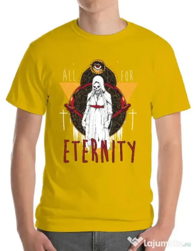 Tricou ADLER barbat All for eterniry Galben