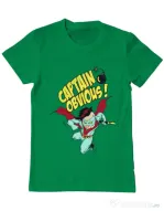 Tricou ADLER barbat Captain obvious Verde mediu