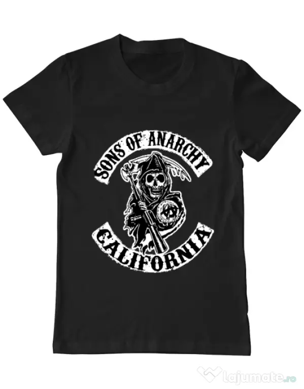 Tricou ADLER barbat Sons of anarchy Negru