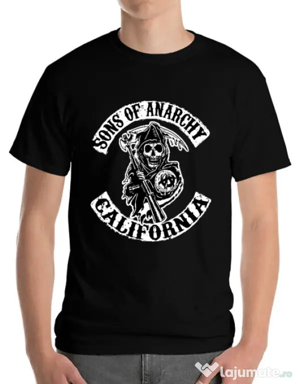 Tricou ADLER barbat Sons of anarchy Negru
