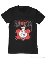 Tricou ADLER barbat Ahoy sailor Negru