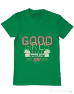 Tricou ADLER barbat Good girls need spanking Verde mediu