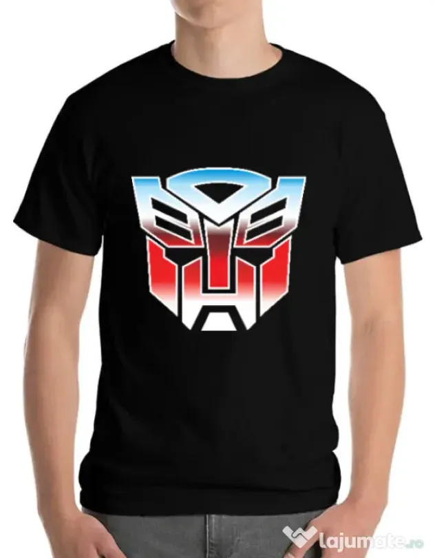 Tricou ADLER barbat Transformers Negru