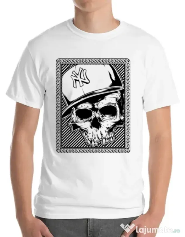 Tricou ADLER barbat Minimal Alb