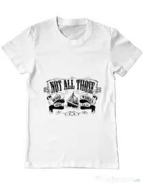 Tricou ADLER barbat Not lost Alb