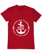 Tricou ADLER barbat Old sailor tradition Rosu