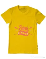 Tricou ADLER barbat Stay wild Galben