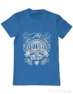 Tricou ADLER barbat The future Albastru azuriu