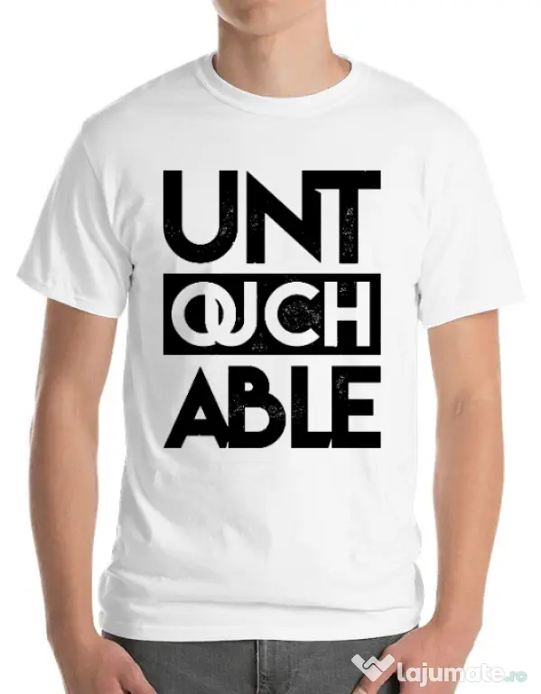 Tricou ADLER barbat Untouchable Alb