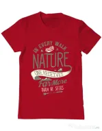 Tricou ADLER barbat Walk of nature Rosu