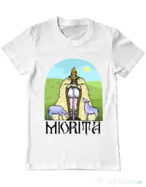 Tricou ADLER barbat Miorita Alb