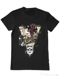 Tricou ADLER barbat Palmist Negru