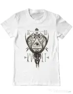 Tricou ADLER barbat Dead kult Alb