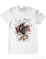 Tricou ADLER barbat Wings of war Alb