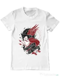 Tricou ADLER barbat Remember the fallen Alb
