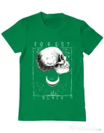 Tricou ADLER barbat Forest Black Verde mediu