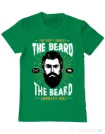 Tricou ADLER barbat The beard choice Verde mediu