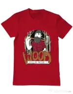 Tricou ADLER barbat Wood you be mine Rosu