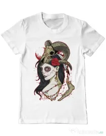 Tricou ADLER barbat Dead Queen Alb