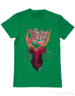 Tricou ADLER barbat Lets get lost Verde mediu