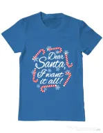 Tricou ADLER barbat Dear santa Albastru azuriu