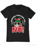 Tricou ADLER barbat Dashing through the no Negru