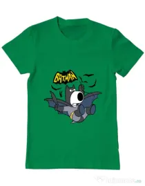 Tricou ADLER barbat Bat Brian Verde mediu