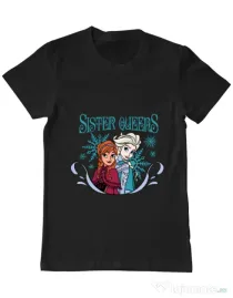 Tricou ADLER barbat Sister Queens Negru