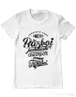 Tricou ADLER barbat Pace si razboi Alb