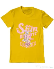 Tricou ADLER barbat Ne stim I Galben