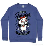 Bluza ADLER barbat Forever my always Albastru melanj