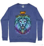 Bluza ADLER barbat Lion king Albastru melanj
