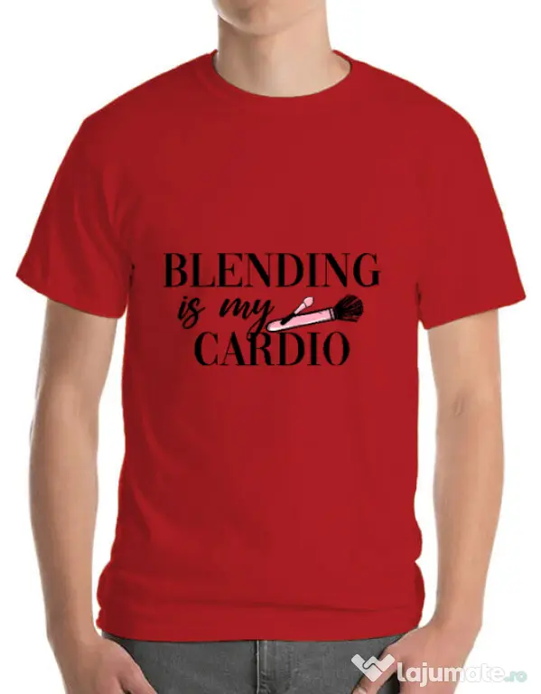 Tricou ADLER barbat Blending Rosu
