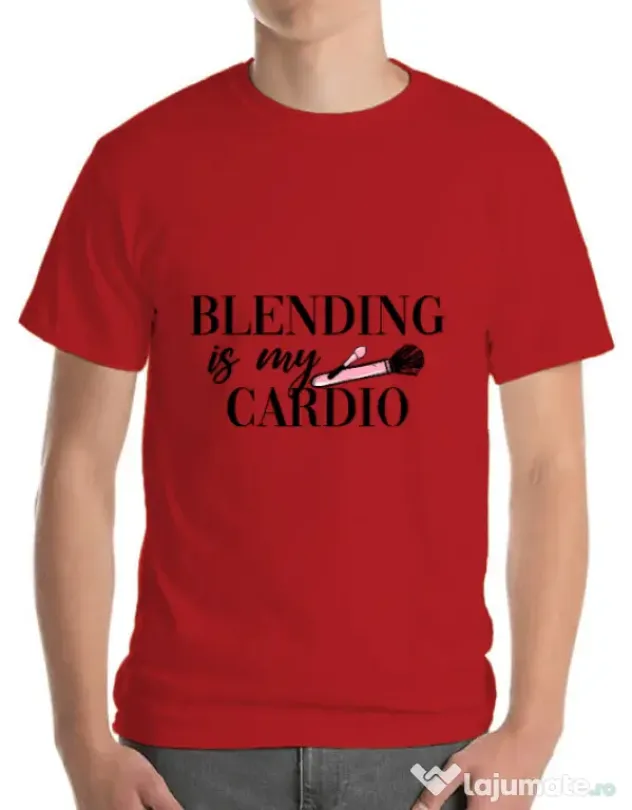 Tricou ADLER barbat Blending Rosu