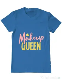 Tricou ADLER barbat Makeup queen Albastru azuriu