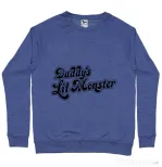 Bluza ADLER barbat Lil monster Albastru melanj