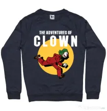 Bluza ADLER barbat Clown adventures Denim inchis
