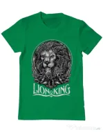 Tricou ADLER barbat Lion king Verde mediu